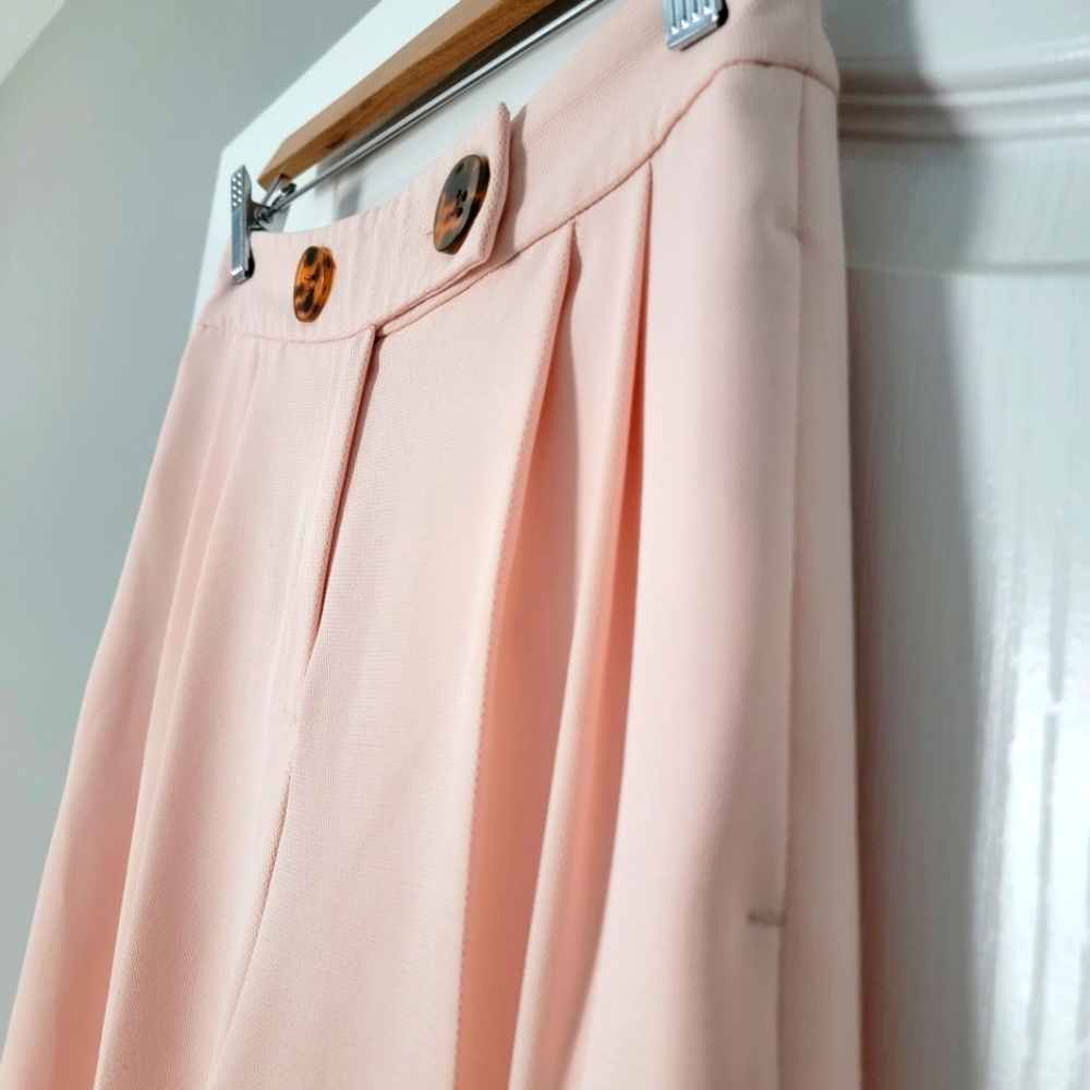 Topshop - Cropped Wide Leg Pant - US 2